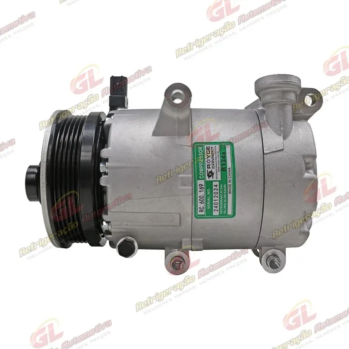Compressor Ford Focus 2008> Motor Sigma / Volvo C30 - 12 Volts Polia 5pk 116mm