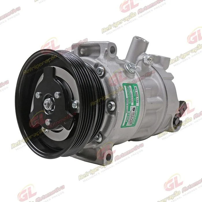 Compressor Modelo Sanden Polia Dupla Volkswagen Jetta 2.5 2006 Até 2010 - 12 Volts — foto 2