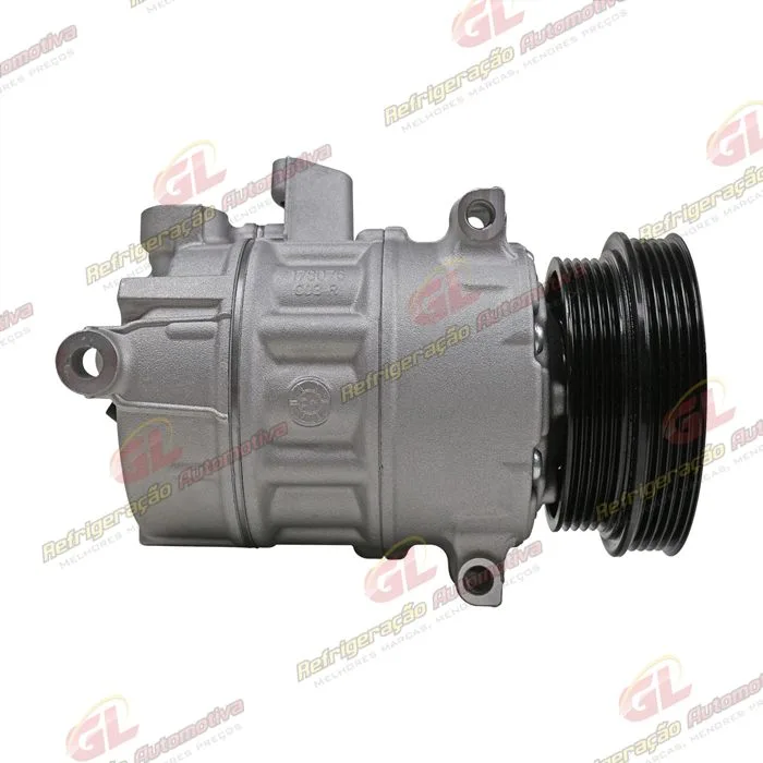 Compressor Modelo Sanden Polia Dupla Volkswagen Jetta 2.5 2006 Até 2010 - 12 Volts — foto 5