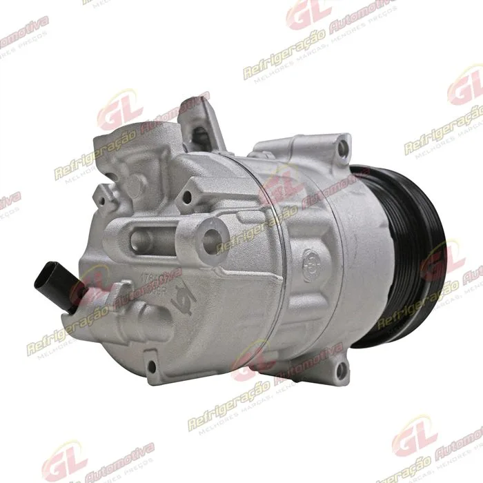Compressor Modelo Sanden Polia Dupla Volkswagen Jetta 2.5 2006 Até 2010 - 12 Volts — foto 6