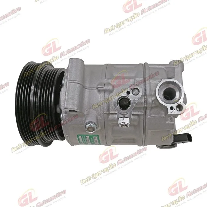 Compressor Modelo Sanden Polia Dupla Volkswagen Jetta 2.5 2006 Até 2010 - 12 Volts — foto 10