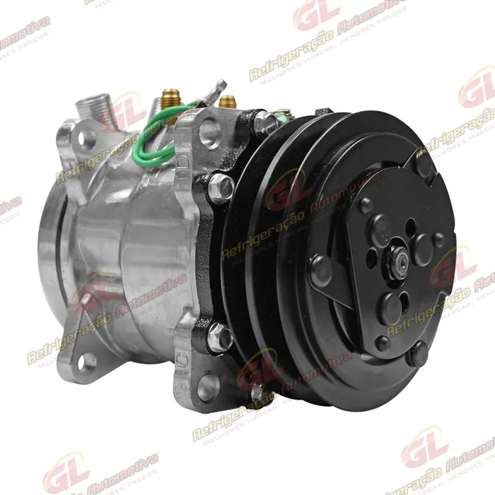Compressor Modelo SE505 5H09 8 Orelhas - 24 Volts Polia 2A 125mm R134a — foto 4
