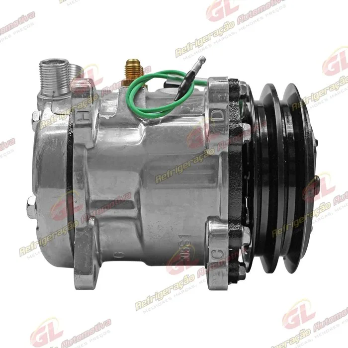Compressor Modelo SE505 5H09 8 Orelhas - 24 Volts Polia 2A 125mm R134a — foto 5