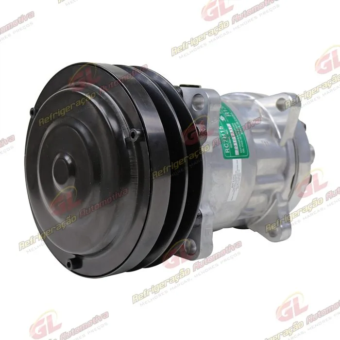 Compressor AA7H15AA U4609 Máquina Case / New Holland TC5070 - 12 Volts Polia Canal 2A 150mm OEM: 86993462 — foto 2