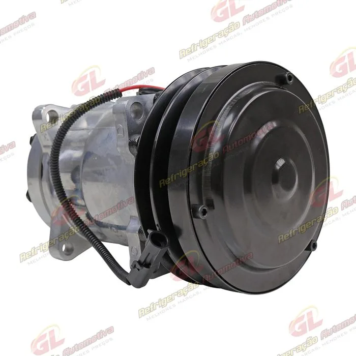 Compressor AA7H15AA U4609 Máquina Case / New Holland TC5070 - 12 Volts Polia Canal 2A 150mm OEM: 86993462 — foto 4