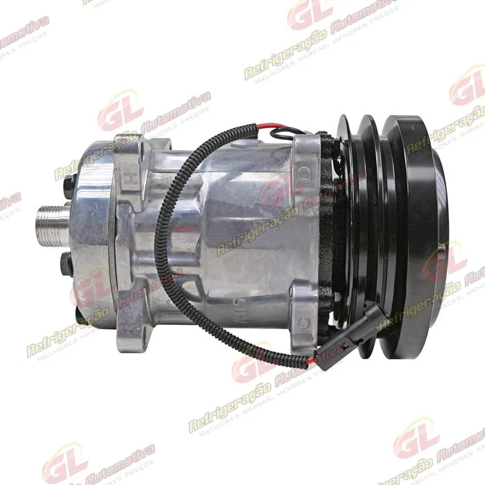 Compressor AA7H15AA U4609 Máquina Case / New Holland TC5070 - 12 Volts Polia Canal 2A 150mm OEM: 86993462 — foto 5