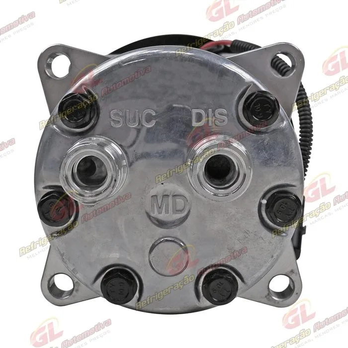 Compressor AA7H15AA U4609 Máquina Case / New Holland TC5070 - 12 Volts Polia Canal 2A 150mm OEM: 86993462 — foto 7