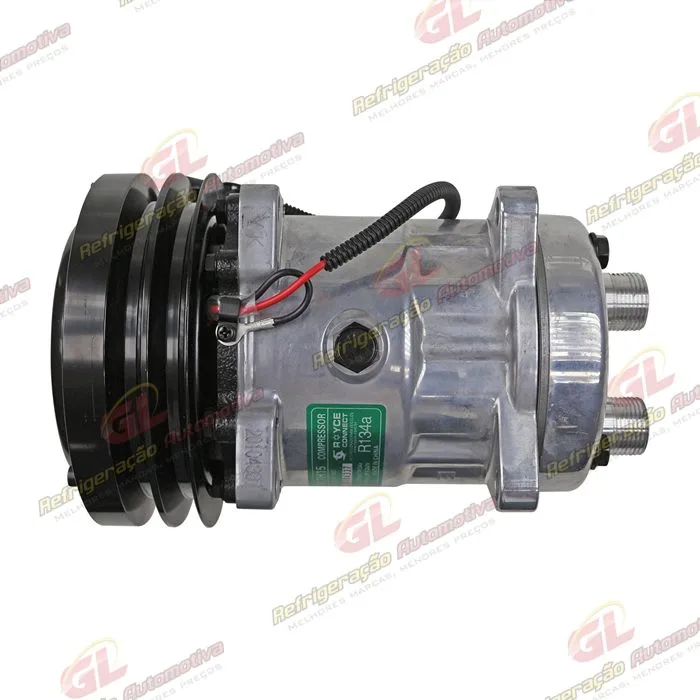 Compressor AA7H15AA U4609 Máquina Case / New Holland TC5070 - 12 Volts Polia Canal 2A 150mm OEM: 86993462 — foto 8