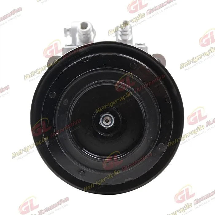 Compressor Modelo Denso 10P15 8 Orelhas - 12 Volts Polia Canal 1A 140mm Máquina Agricola Valtra BH 110/180 OEM: 85996800/ Colheitadeira John Deere 1450/ 1550 OEM:DQ49795 — foto 3