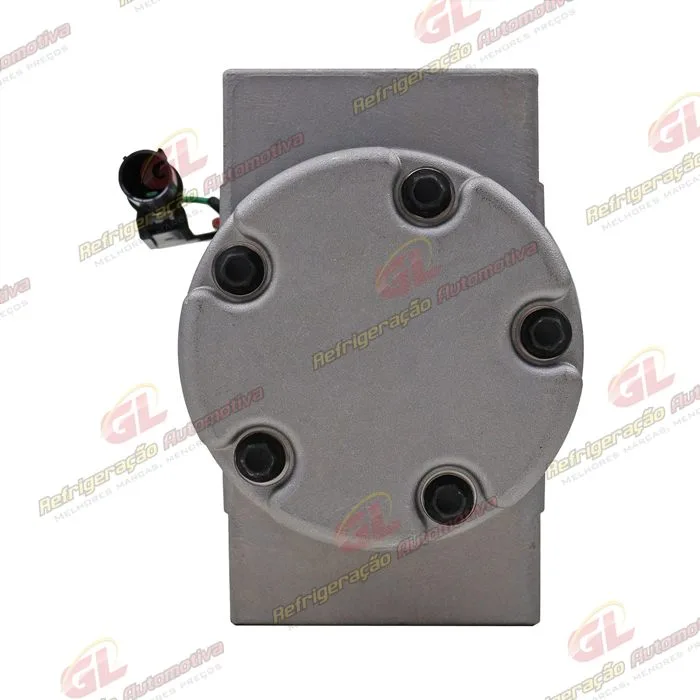 Compressor Modelo HHI Modine Máquina Escavadeira Chinesa/ Retroescavadeira Hyundai 140/ Motoniveladora Komatsu 555 - 24 Volts Polia 1A 135mm OEM: 11N690040 — foto 5