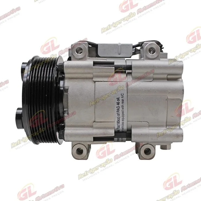 Compressor HS18 Dodge Ram 3500 Diesel 5.9L 2006 Até 2007 / 6.7L 2007 Até 2009 - 12 Volts Polia 8pk 119mm