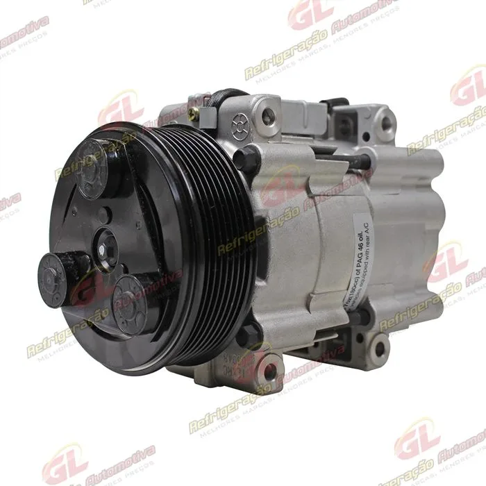 Compressor HS18 Dodge Ram 3500 Diesel 5.9L 2006 Até 2007 / 6.7L 2007 Até 2009 - 12 Volts Polia 8pk 119mm — foto 2