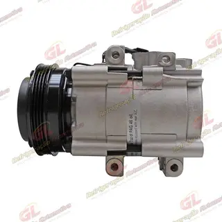 Compressor Modelo Halla HS18 Kia Sorento EX / LX V6 3.5L Mês 06 de 2002 a Mês 08 de 2006 - 12 Volts Polia 4pk 117mm
