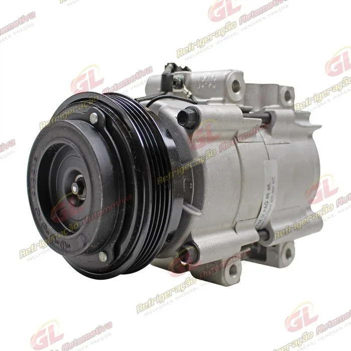 Compressor Modelo Halla HS18 Kia Sorento EX / LX V6 3.5L Mês 06 de 2002 a Mês 08 de 2006 - 12 Volts Polia 4pk 117mm — foto 2