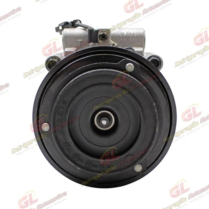 Compressor Modelo Halla HS18 Kia Sorento EX / LX V6 3.5L Mês 06 de 2002 a Mês 08 de 2006 - 12 Volts Polia 4pk 117mm — foto 3