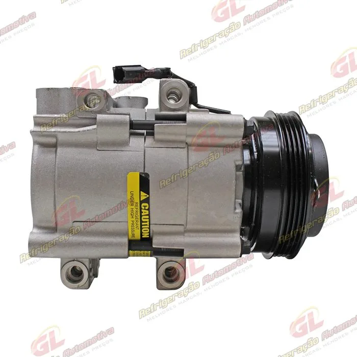 Compressor Modelo Halla HS18 Kia Sorento EX / LX V6 3.5L Mês 06 de 2002 a Mês 08 de 2006 - 12 Volts Polia 4pk 117mm — foto 5