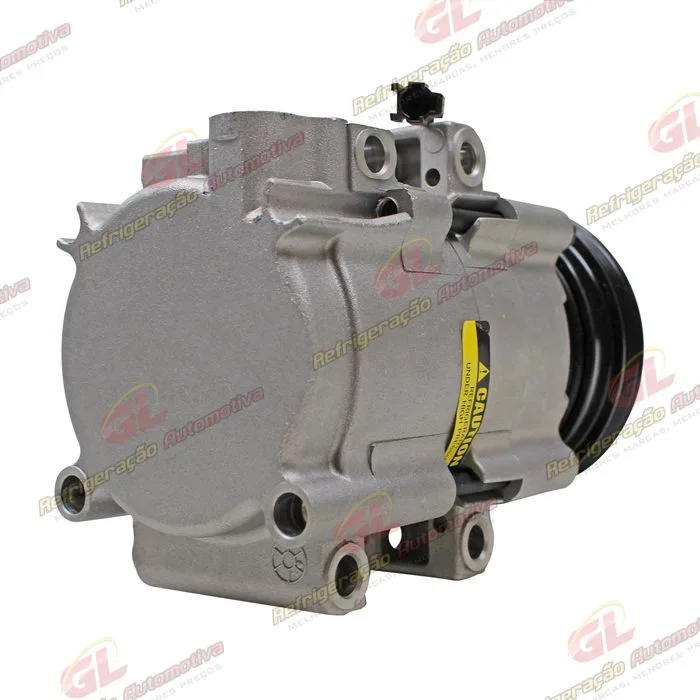 Compressor Modelo Halla HS18 Kia Sorento EX / LX V6 3.5L Mês 06 de 2002 a Mês 08 de 2006 - 12 Volts Polia 4pk 117mm — foto 6