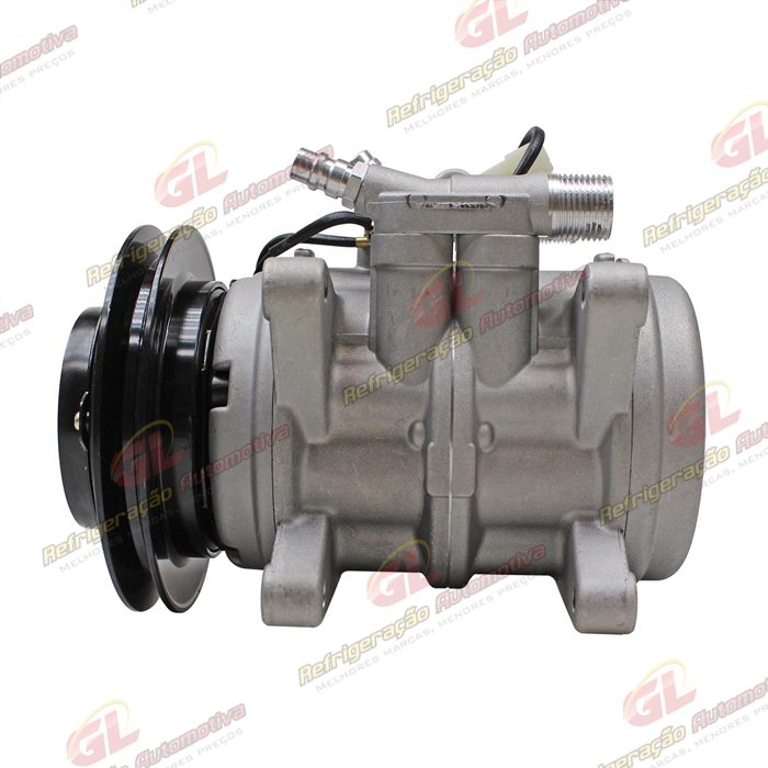Compressor 10PA15 Modelo 6P148 Universal 8 Orelhas Trator Valtra - 12 Volts Polia Canal 1A 142mm OEM: 82292901