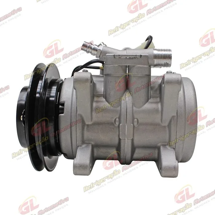 Compressor 10PA15 Modelo 6P148 Universal 8 Orelhas Trator Valtra - 12 Volts Polia Canal 1A 142mm OEM: 82292901