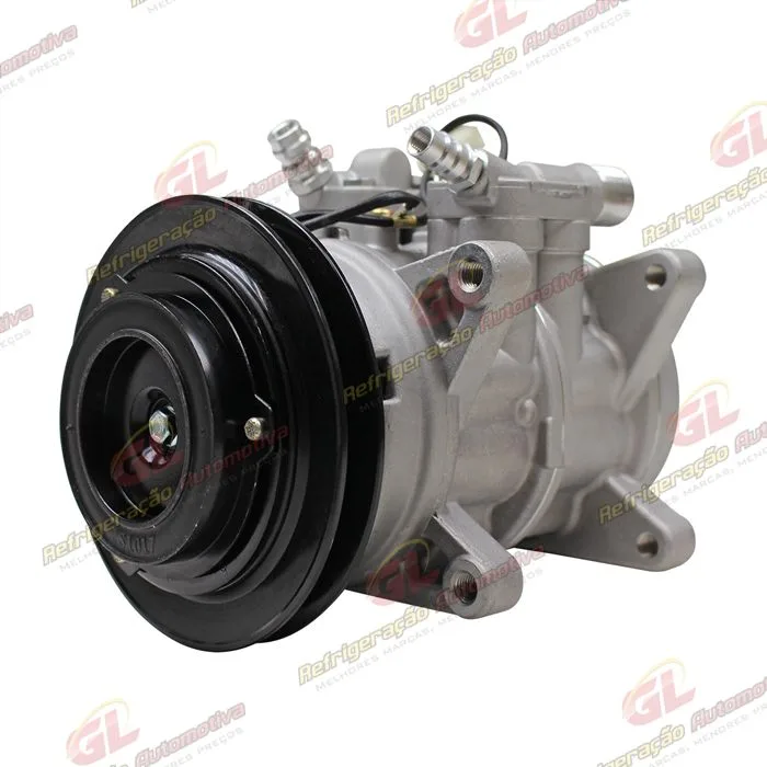 Compressor 10PA15 Modelo 6P148 Universal 8 Orelhas Trator Valtra - 12 Volts Polia Canal 1A 142mm OEM: 82292901 — foto 2