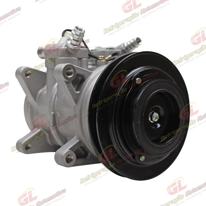 Compressor 10PA15 Modelo 6P148 Universal 8 Orelhas Trator Valtra - 12 Volts Polia Canal 1A 142mm OEM: 82292901 — foto 4