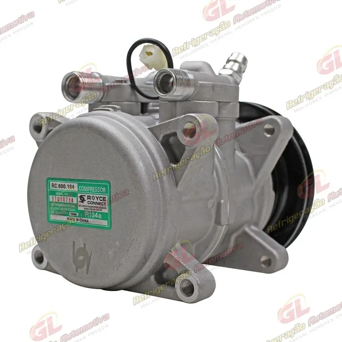 Compressor 10PA15 Modelo 6P148 Universal 8 Orelhas Trator Valtra - 12 Volts Polia Canal 1A 142mm OEM: 82292901 — foto 6