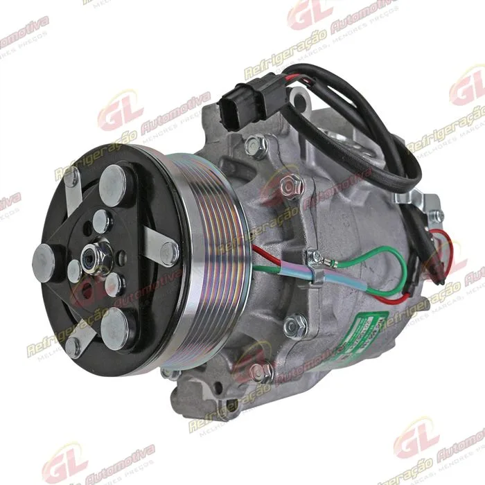 Compressor Honda CRV 2.0 2007 Até 2010 / New Civic 2011 - 12 Volts Polia 7pk 106mm — foto 2