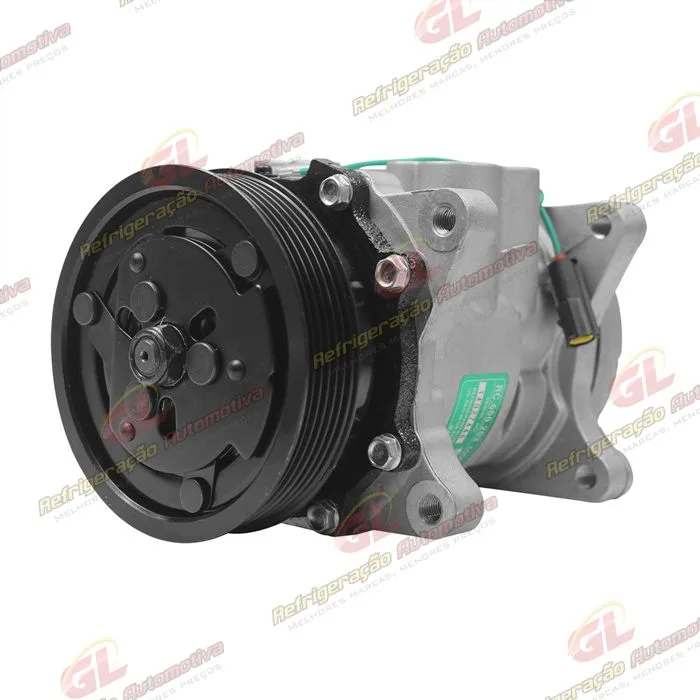 Compressor Modelo 6P148 / 5H14 Universal - 24 Volts Polia 6pk 124mm — foto 2