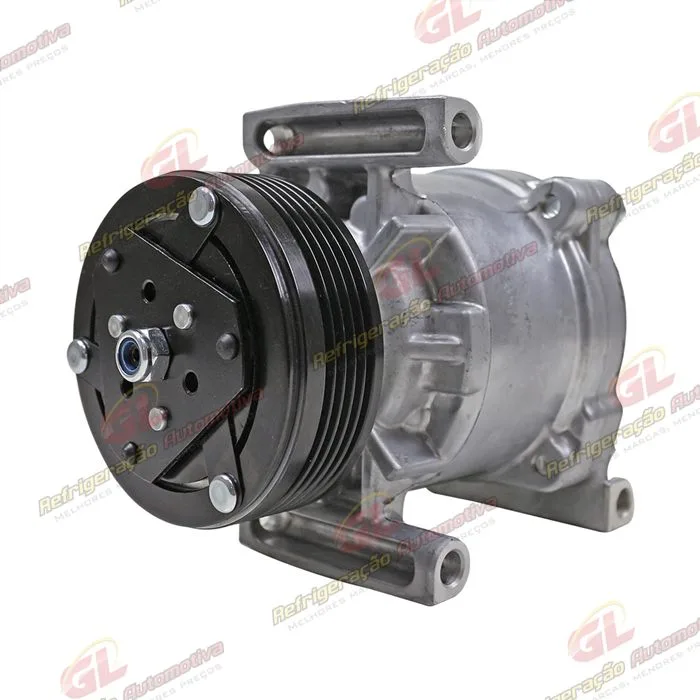 Compressor Fiat Grand Siena Tetrafuel 2013 Até 2016 / Bravo T-Jet - 12 Volts Polia 5pk 95mm OEM: 51873922 — foto 2