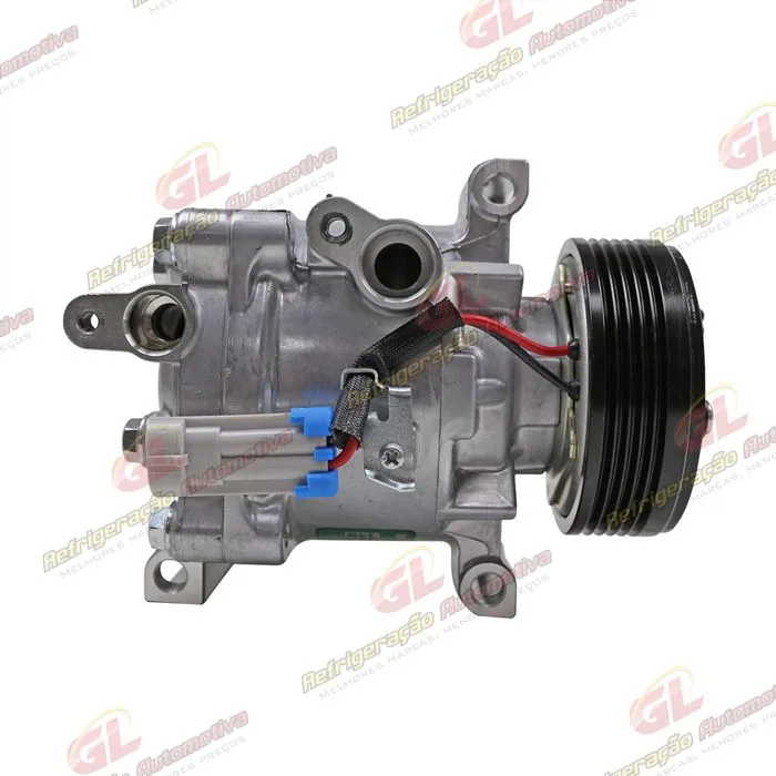 Compressor Fiat Grand Siena Tetrafuel 2013 Até 2016 / Bravo T-Jet - 12 Volts Polia 5pk 95mm OEM: 51873922 — foto 5