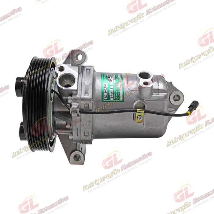 Compressor Modelo Calsonic Chevrolet S10 2.8 Diesel 2012> - 12 Volts Polia 6pk 134mm OEM: 52061675/ 52140259/ 52069459