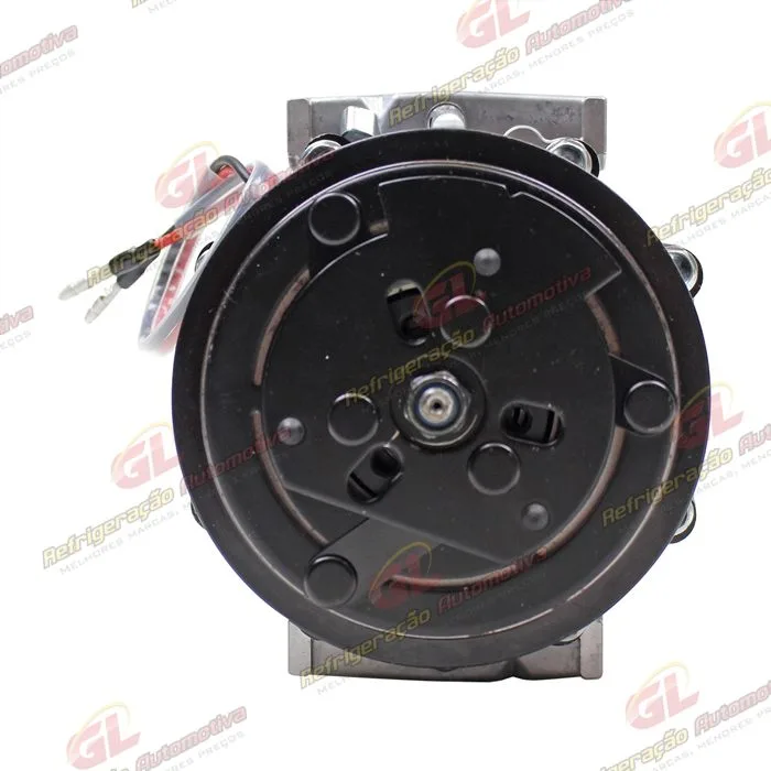 Compressor AB7H15AB 8144 Máquina Case 821/ W20E/ 621/ 721/ 821/ 921/Dynapac CA250/ New Holland W130/ W170/ W190/ W230/ Caminhão Tector 260E30 - 24 Volts Polia 8pk 119mm OEM: 8500795/ OEM: 4894306 — foto 3