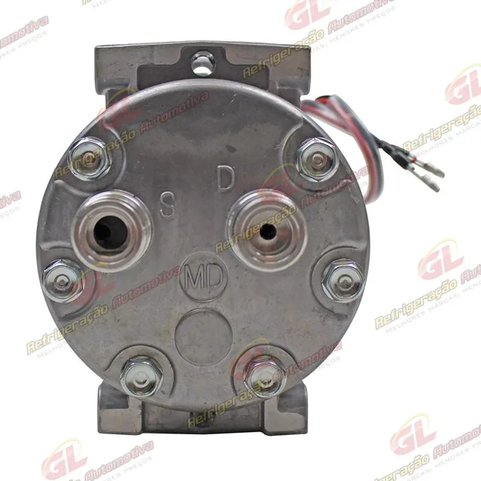 Compressor AB7H15AB 8144 Máquina Case 821/ W20E/ 621/ 721/ 821/ 921/Dynapac CA250/ New Holland W130/ W170/ W190/ W230/ Caminhão Tector 260E30 - 24 Volts Polia 8pk 119mm OEM: 8500795/ OEM: 4894306 — foto 7