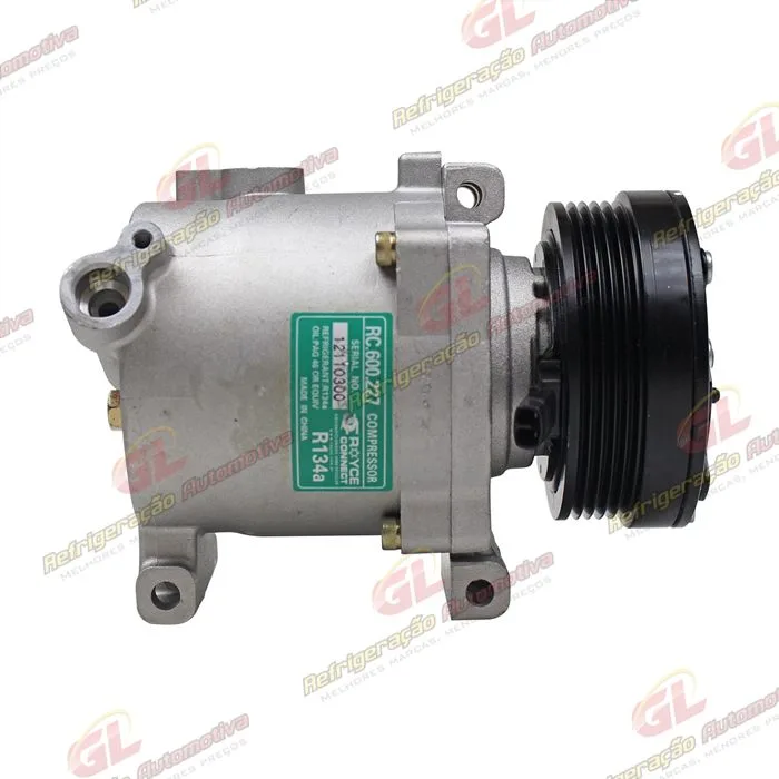 Compressor Modelo Denso Scroll SCSB06C Fiat Uno Fire / Punto 1.4 2004> - 12 Volts Polia 5pk 100mm — foto 5