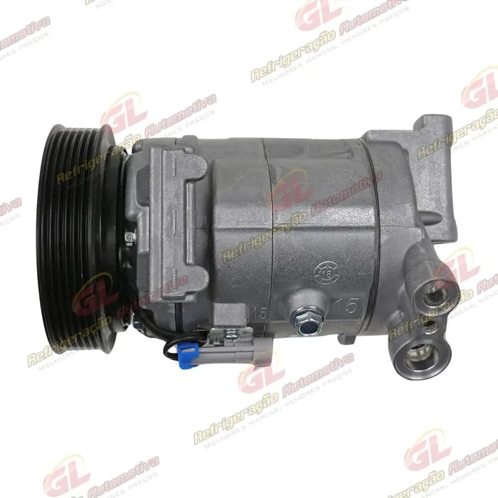 Compressor Chevrolet Cruze Motor 1.8 2012 Até 2016 - 12 Volts Polia 6pk 120mm — foto 8