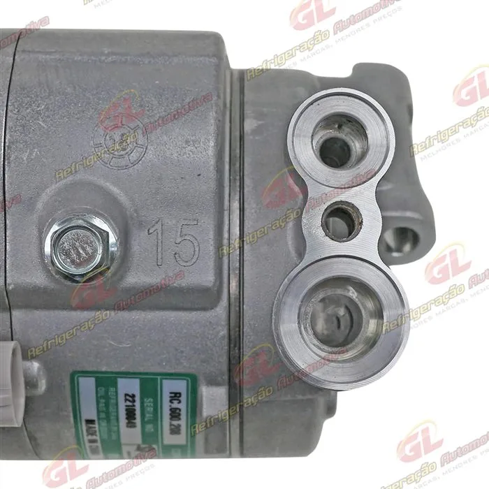 Compressor Chevrolet Cruze Motor 1.8 2012 Até 2016 - 12 Volts Polia 6pk 120mm — foto 9