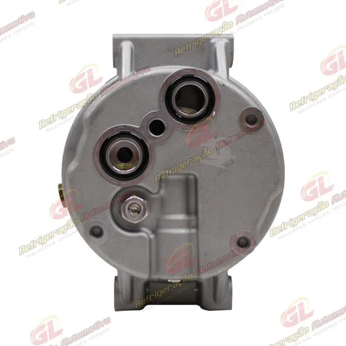 Compressor Harrison Máquina Escavadeira Chinesa XCMG/ Escavadeira Zoomlion ZE150E/ Escavadeira Hyundai - 24 Volts Polia Canal 1A 130mm OEM: 11Q690040 — foto 7