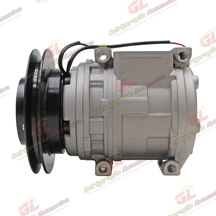 Compressor 10PA15 Máquina Komatsu WA1200/ WD500/ PC400 - 24 Volts Polia Canal 1B 150mm OEM: ND447201741/ 42C0711210