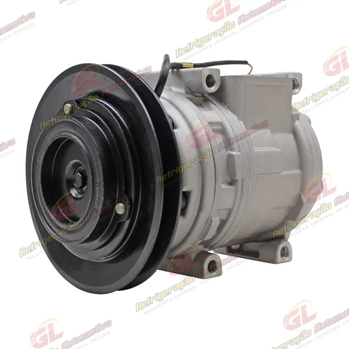 Compressor 10PA15 Máquina Komatsu WA1200/ WD500/ PC400 - 24 Volts Polia Canal 1B 150mm OEM: ND447201741/ 42C0711210 — foto 2