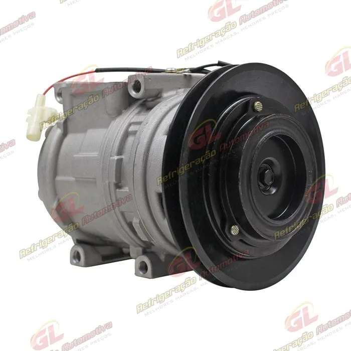 Compressor 10PA15 Máquina Komatsu WA1200/ WD500/ PC400 - 24 Volts Polia Canal 1B 150mm OEM: ND447201741/ 42C0711210 — foto 4