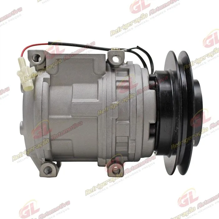Compressor 10PA15 Máquina Komatsu WA1200/ WD500/ PC400 - 24 Volts Polia Canal 1B 150mm OEM: ND447201741/ 42C0711210 — foto 5
