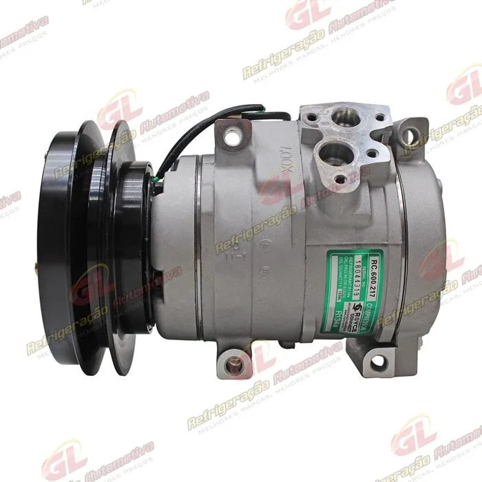 Compressor 10S17C Máquina Komatsu D61/ D475/ D155/ PC350/ PC600 - 24 Volts Polia Canal 1B 151mm OEM: ND4472204781/ 20Y8101260/ 4210731221