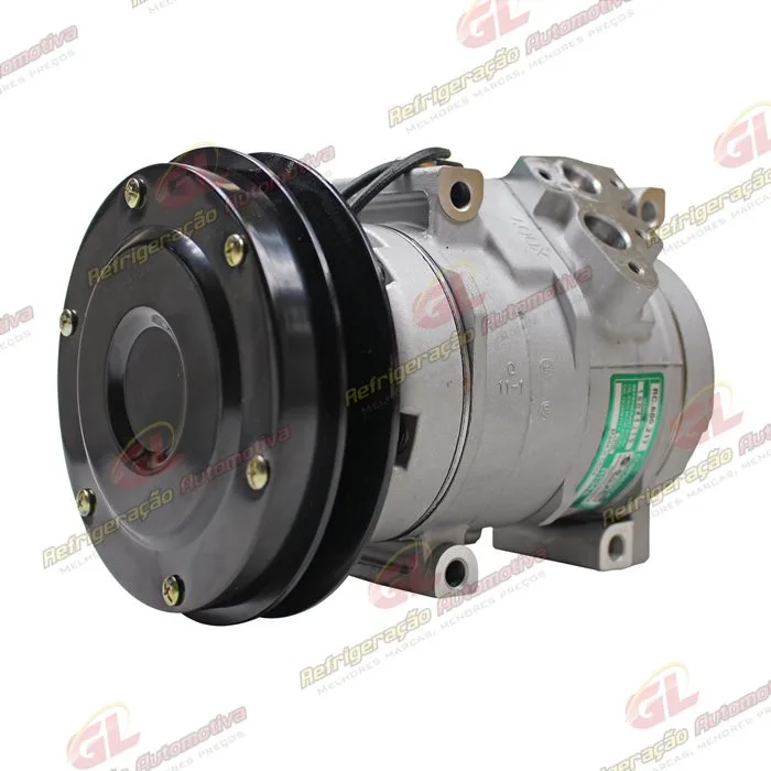 Compressor 10S17C Máquina Komatsu D61/ D475/ D155/ PC350/ PC600 - 24 Volts Polia Canal 1B 151mm OEM: ND4472204781/ 20Y8101260/ 4210731221 — foto 2