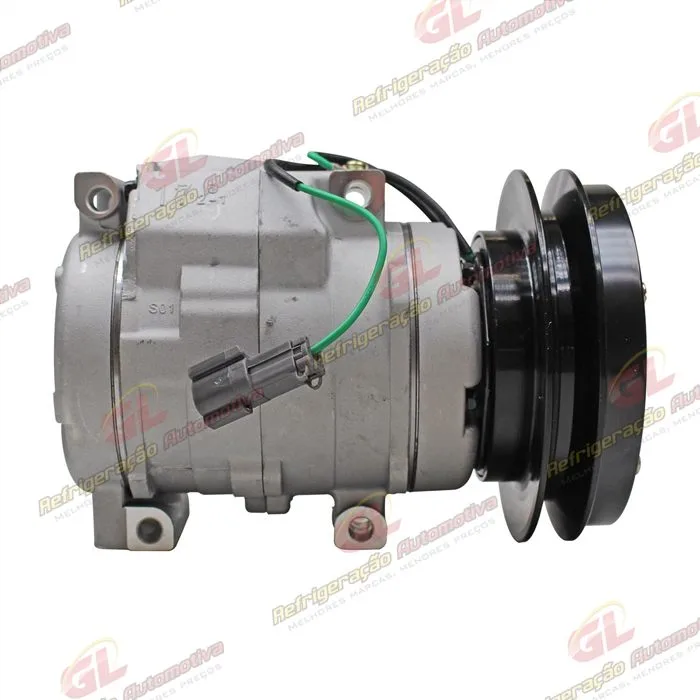 Compressor 10S17C Máquina Komatsu D61/ D475/ D155/ PC350/ PC600 - 24 Volts Polia Canal 1B 151mm OEM: ND4472204781/ 20Y8101260/ 4210731221 — foto 5