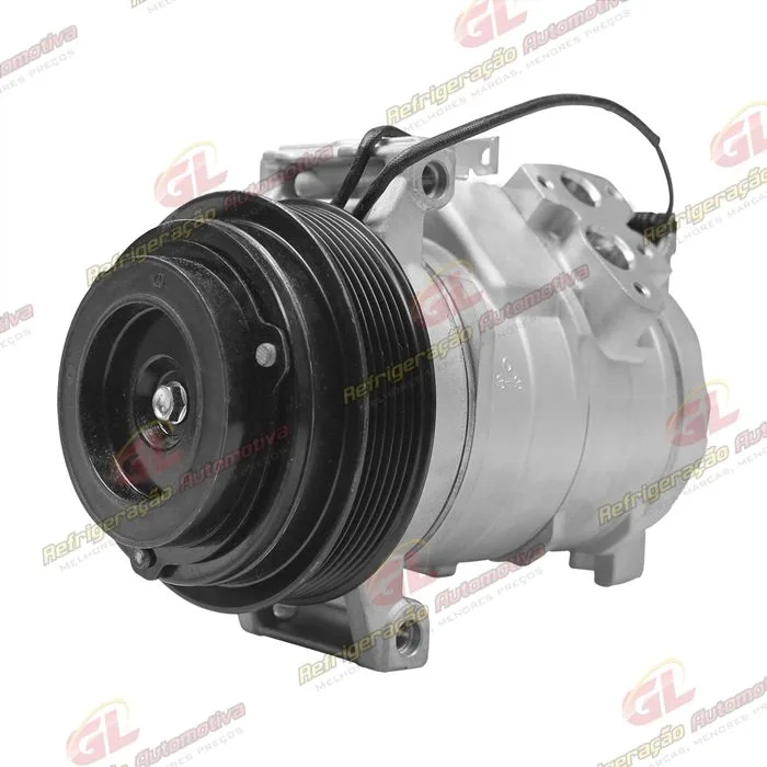 Compressor Modelo Denso 10S17C Mercedes Benz Sprinter 313/ 413 - 12 Volts Polia 6pk 120mm OEM: A0002343511 — foto 2