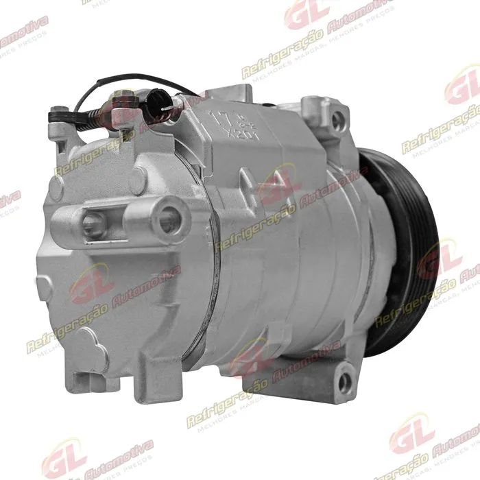 Compressor Modelo Denso 10S17C Mercedes Benz Sprinter 313/ 413 - 12 Volts Polia 6pk 120mm OEM: A0002343511 — foto 6