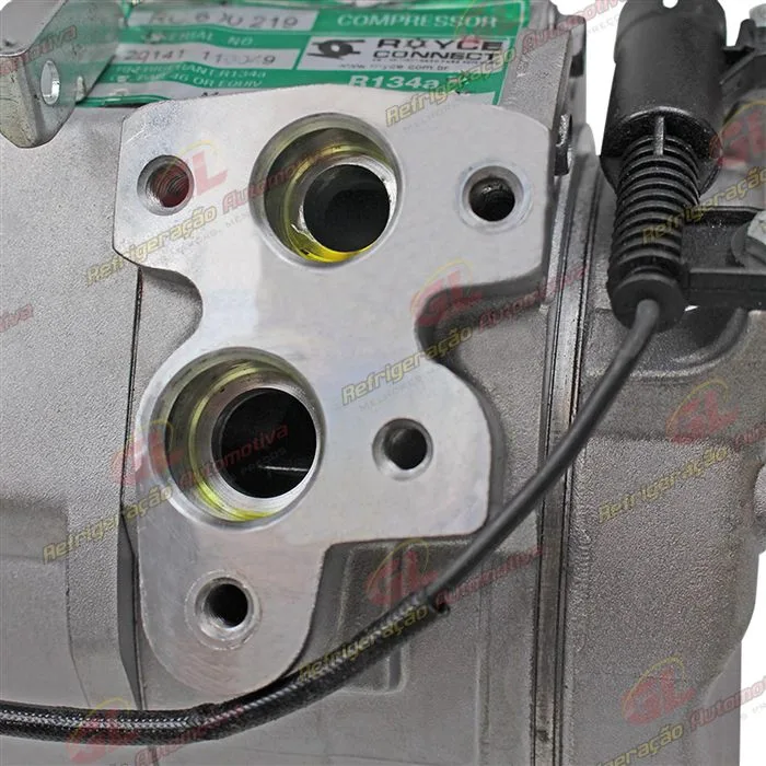 Compressor Modelo Denso 10S17C Mercedes Benz Sprinter 313/ 413 - 12 Volts Polia 6pk 120mm OEM: A0002343511 — foto 8