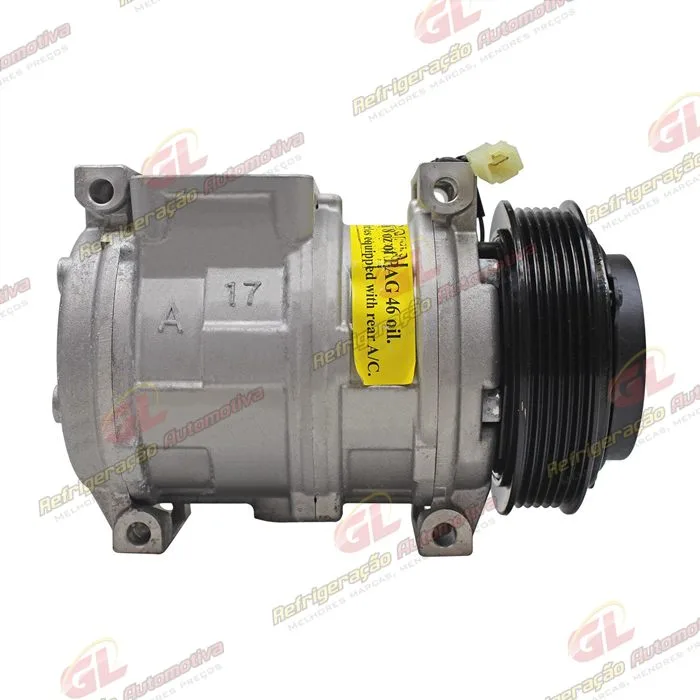 Compressor Modelo 10PA17 Mercedes Benz Sprinter R134a - 12 Volts Polia 6pk 120 mm — foto 5