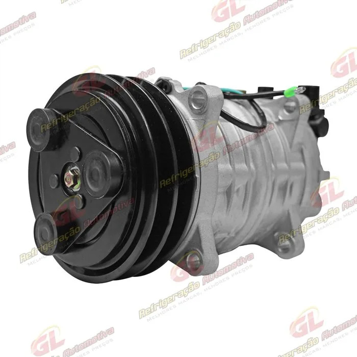 Compressor Modelo TM16HS 163cm 8 Orelhas - 24 Volts Polia 2A 135mm R134a — foto 2