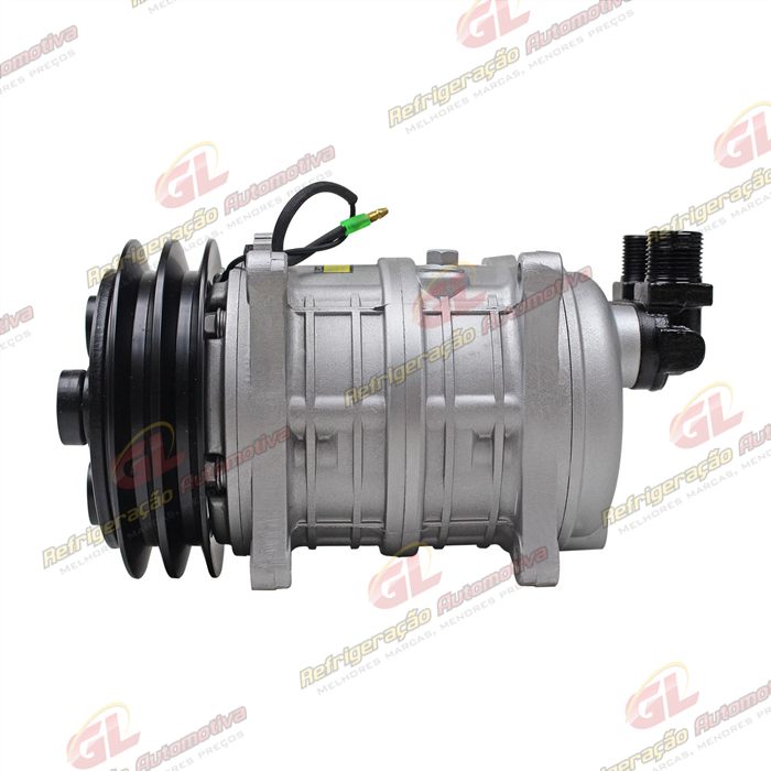 Compressor Modelo TM16HS 163cm³ 8 Orelhas Saida Para Cima - 12 Volts Polia 2A 135mm R134a